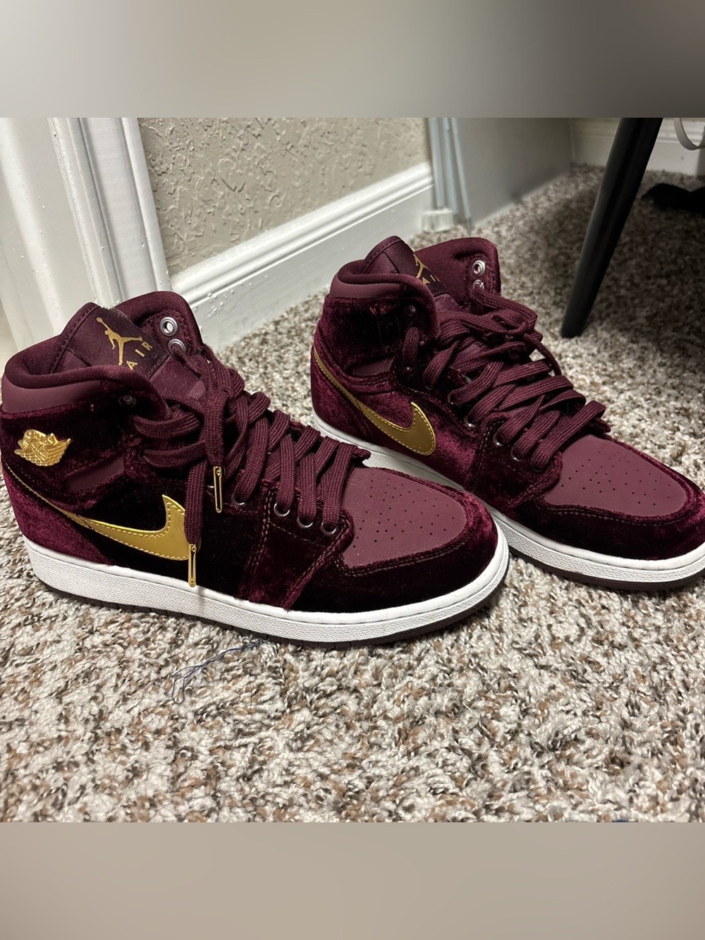 Air Jordan 1 Heiress GG velvet